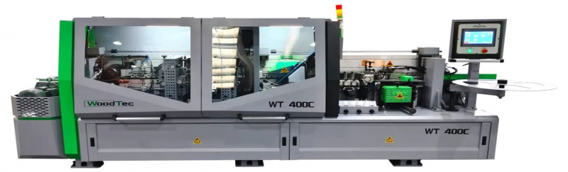 Станок для облицовывания кромок мебельных деталей WOODTEC WT-400С